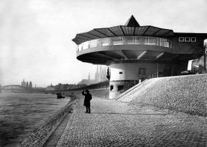 Die Bastei, Panorama-restaurant (Baujahr 1924), Ansicht von Norden; Nachlass Riphahn, Fotograf unbekannt - © Quelle: MAK